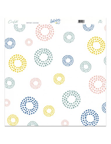 Papel "dotted circles" HOLIDAY