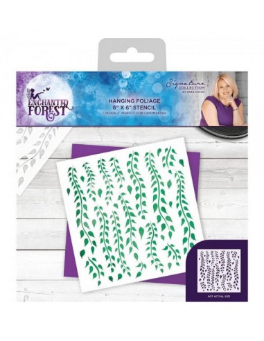 Stencil Enchanted Forest Hanging Foliage