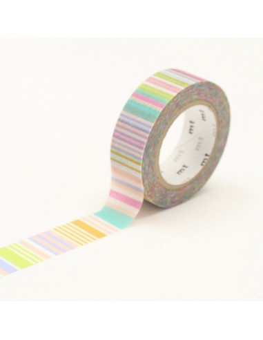 Washi Tape Multi Border Pastel
